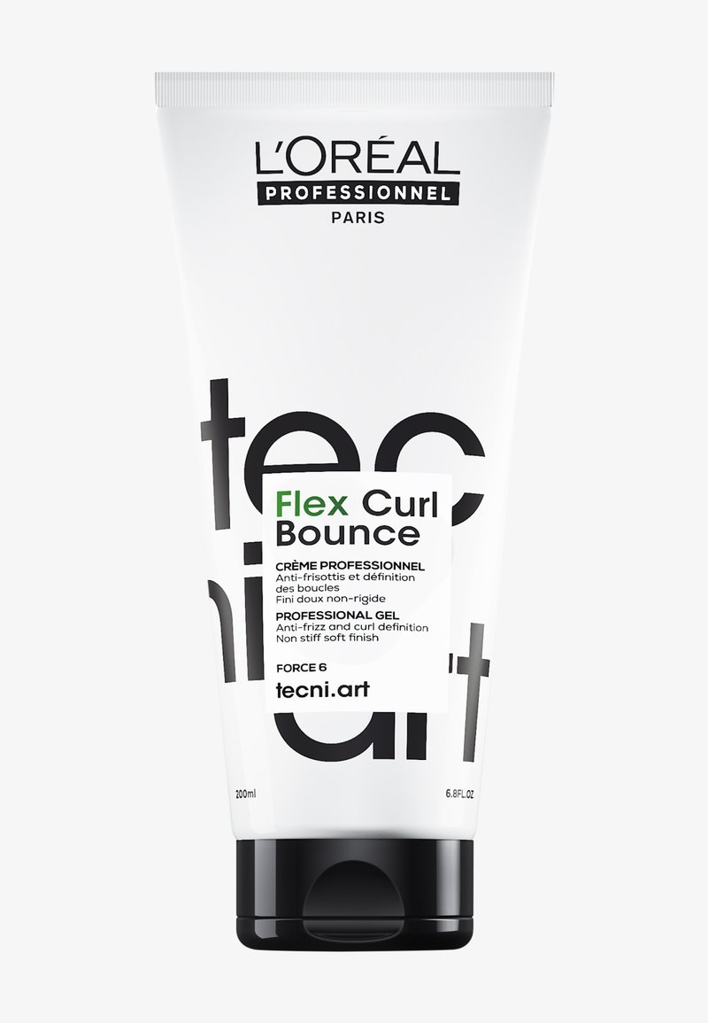 L'Oréal Professionnel Tecni.Art Flex Curl Bounce professionelles Gel-Tube, 200ml, gegen Frizz und für die Definition von Locken, nicht steif, weicher Abschluss.