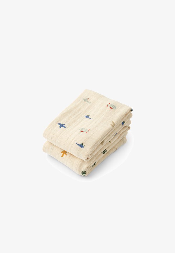 LEWIS CLOTH UNISEX 2 PACK - Muslin blanket - ecru