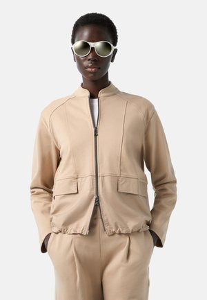 Sweatjacke - karamell