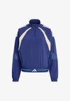 HYPERGLAM 3-STRIPES COLOR BLOCK WOVEN 1/4 ZIP - Veste de survêtement - dark blue
