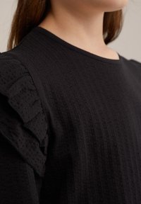 WE Fashion Top s dlouhým rukávem - black