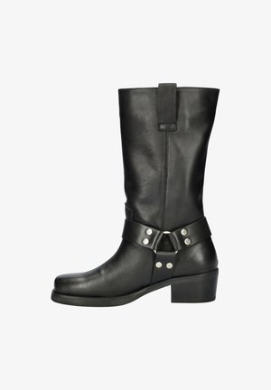 Nelson Bottes de cowboy / motard - zwart