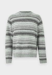 COHEN FLUFFY STRIPE CREW - Vesta - grey