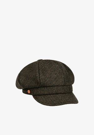 Mayser, CIA CLASSIC HERRINGBONE BALLONMÜTZE - Beanie - dunkelbraun