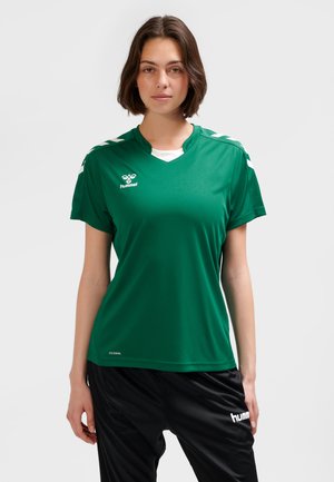 Hummel CORE - Sport T-Shirt - evergreen