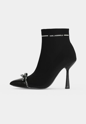 KARL LAGERFELD, PANDARA ANKLE BOOT - Боти с висок ток - black