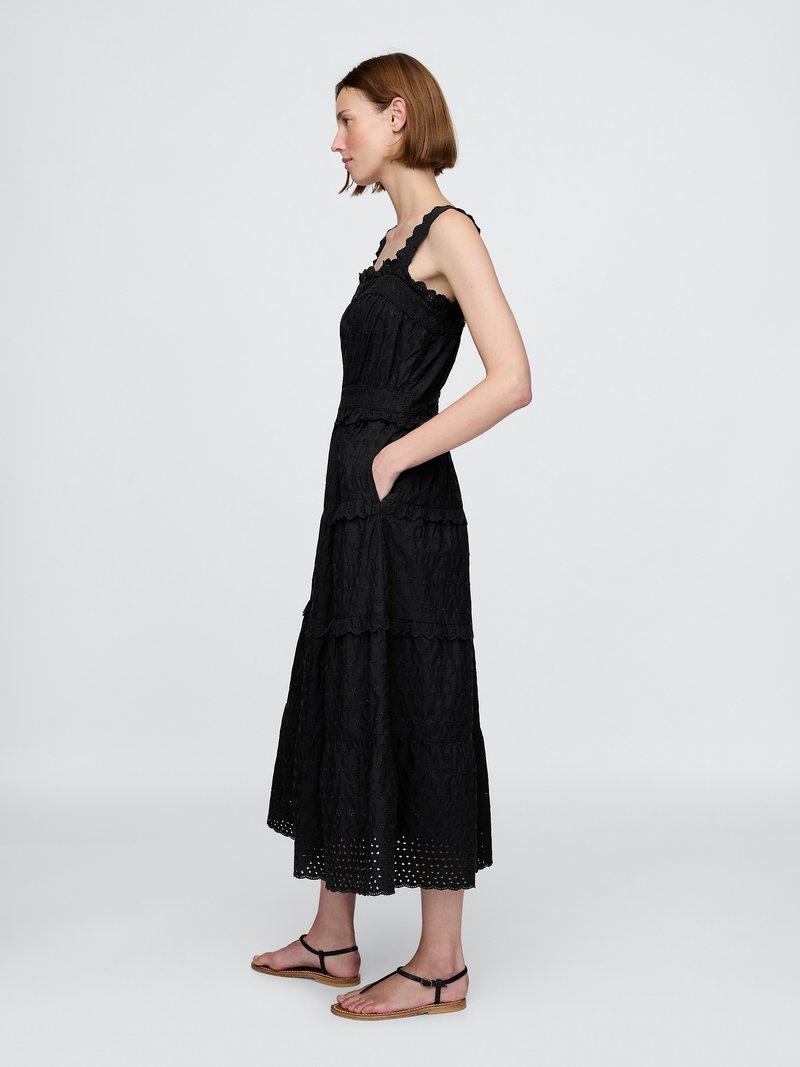 blue dress for baby girl Roma Dress - Black | Hand Me Dôen main image 0