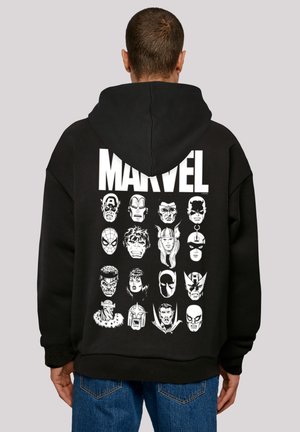 F4NT4STIC MARVEL COMICS SUPERHELDEN HEADS - Hoodie - black