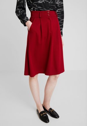 A-lijn rok - red