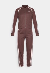 TEAMSPORT TRACK SUIT - Tuta - shadow brown/white