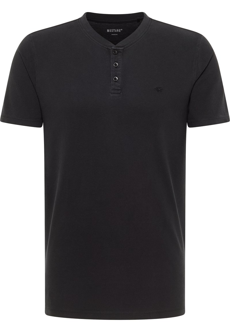 mustang T-shirt basic antraciet