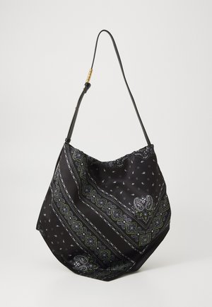 CLASSIC BAG BANDANA - Shopping Bag - black/antique gold-coloured