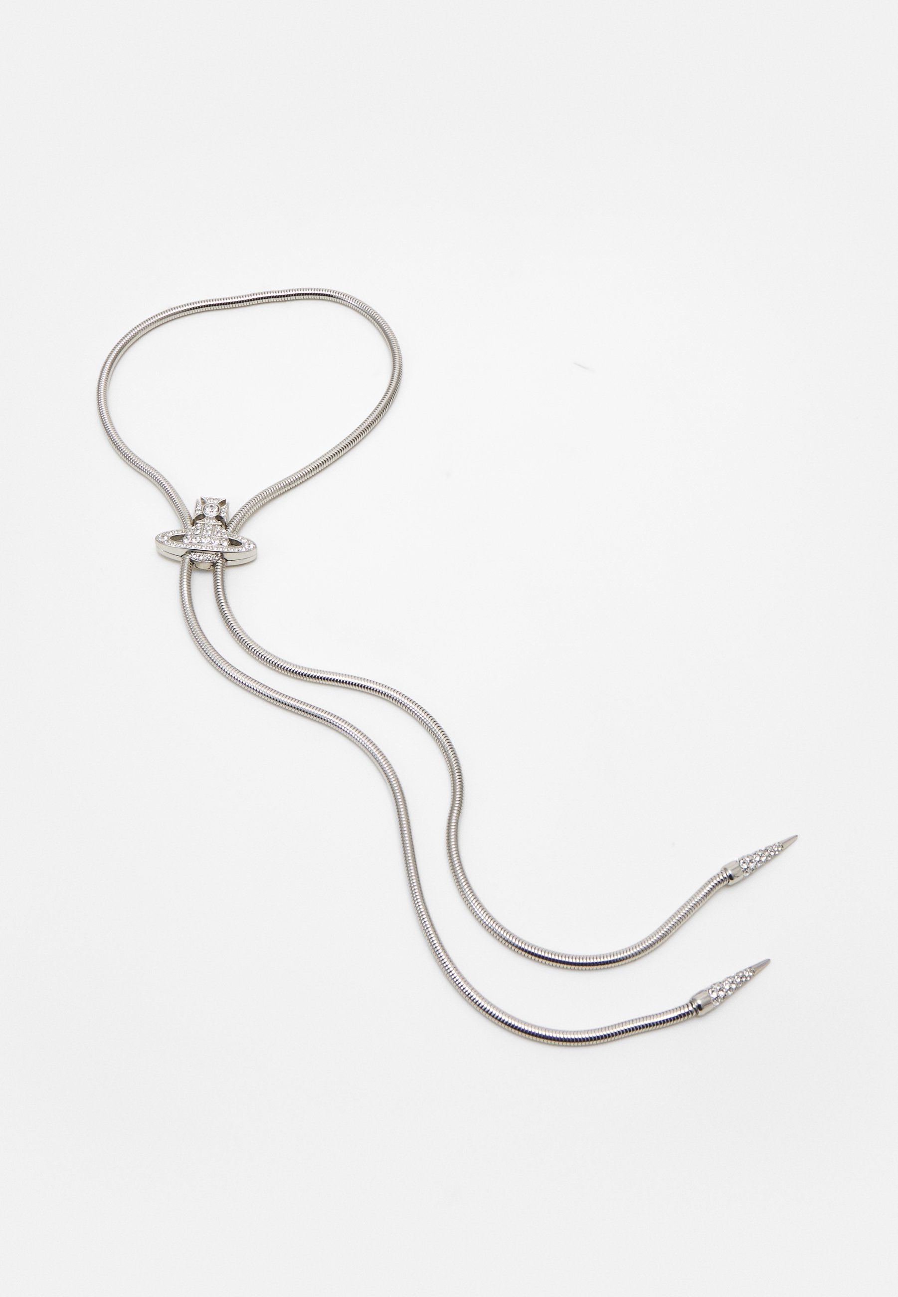 Vivienne Westwood BOLO TIE - Tie - platinum/white crystal