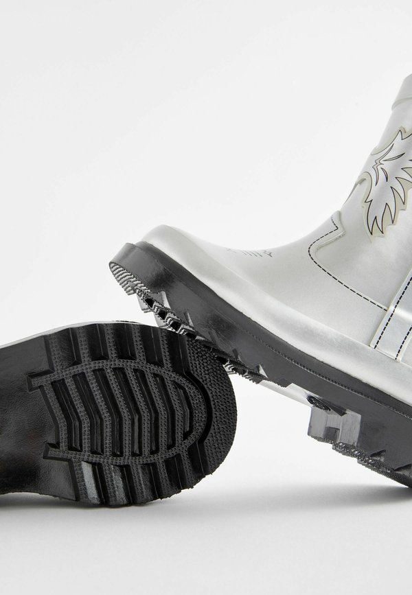 WESTERN REGULAR FIT – Gummistiefel – silver