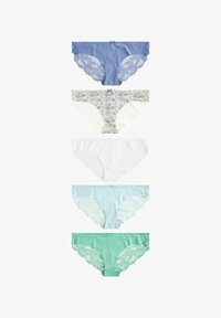 Ej vald, blue green white print