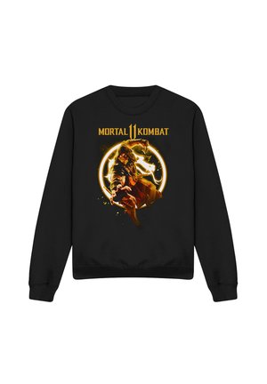 Cotton Soul, MORTAL KOMBAT 11/SCORPION FLAMES - Sweatshirt - black