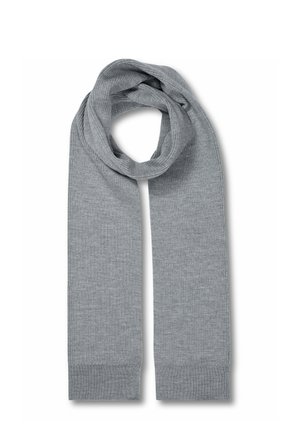 Basic Rib Scarf Cotton-blend - Écharpe - light greymel