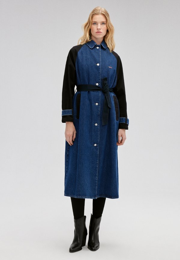 Trenchcoat - blocking denim