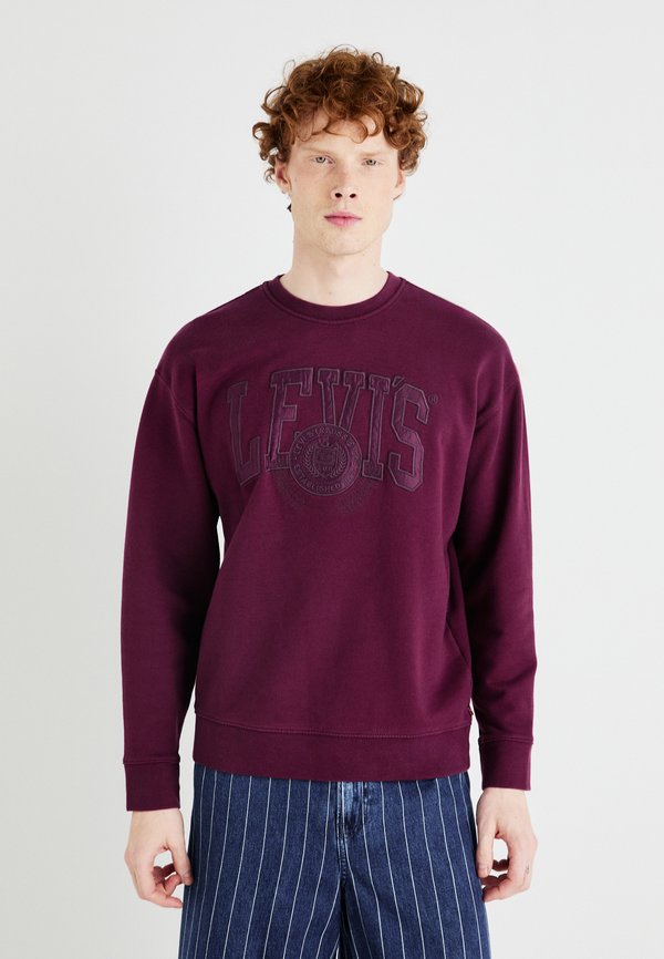 RELAXED GRAPHIC CREWNECK SWEATSHIRT - Sweatshirt - fig