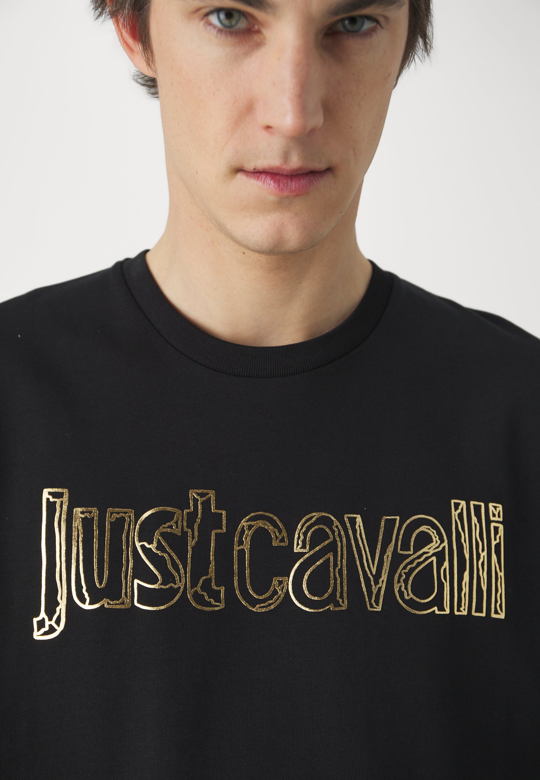 Just Cavalli Print T-shirt - black - Zalando