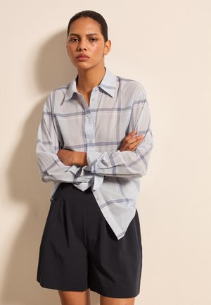 Overhemdblouse - soft blue