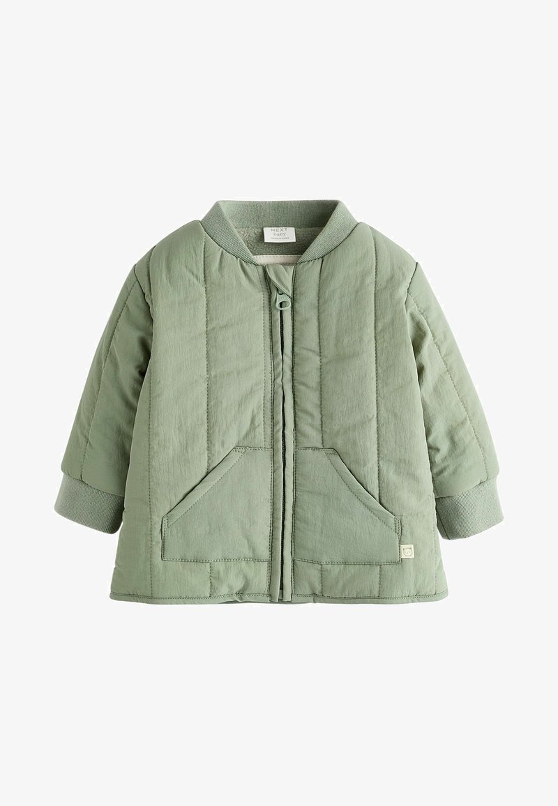Next QUILTED - REGULAR FIT - Zimski plašč - sage green