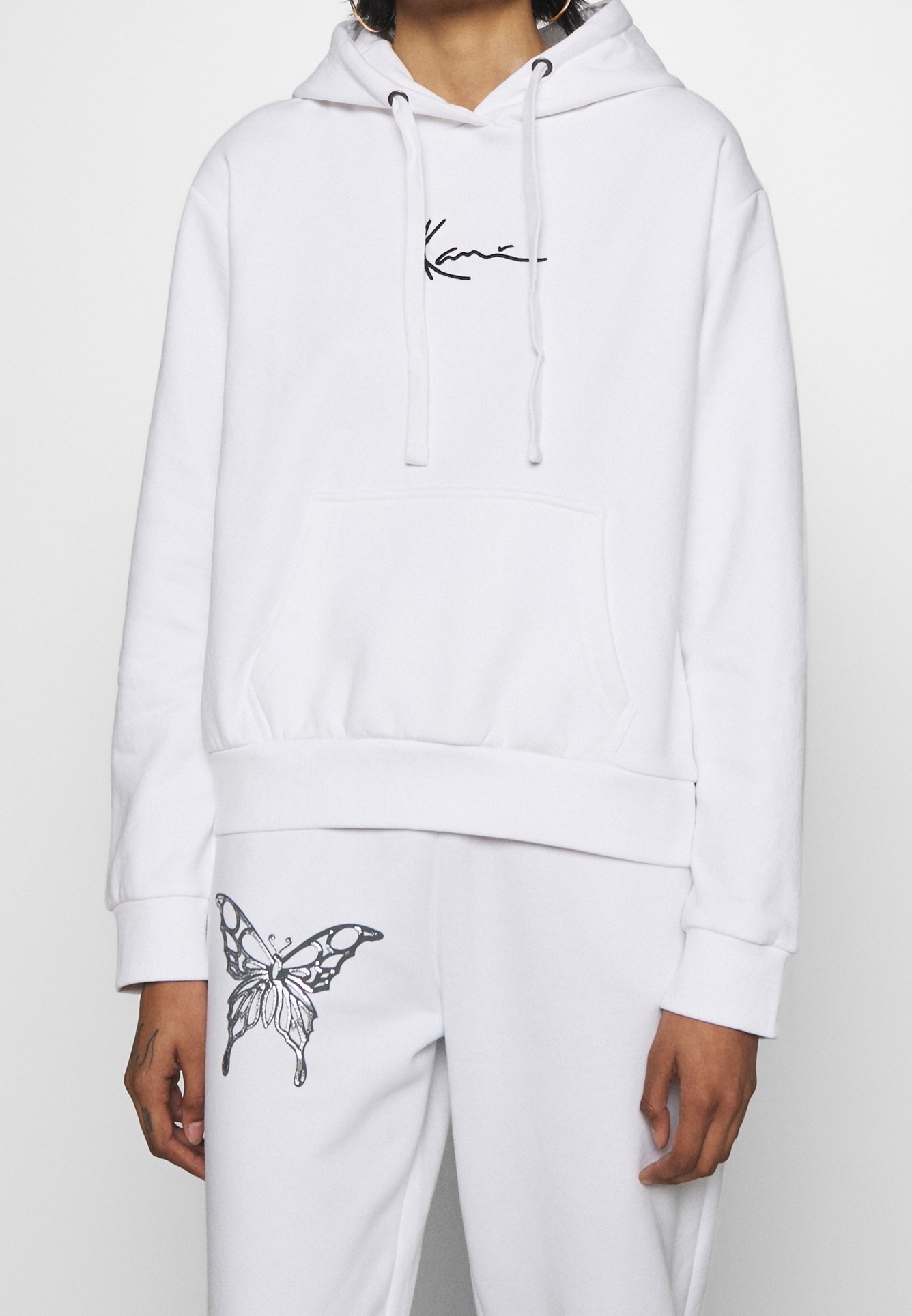 Karl Kani Hoodie - white - (Pre-owned) - Zalando.ie