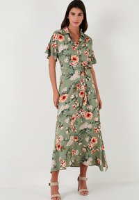 LELA REGULAR FIT - Maxi dress - olive