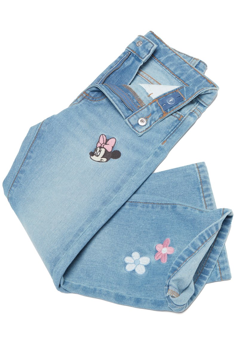 Minnie Tuta Jeans Ovs Jeans Femme Jeans Bershka Topolino Pantalon Bershka  Jean Mickey
