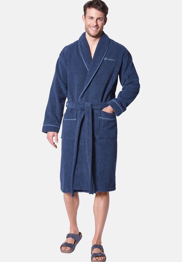 Bademantel - dunkelblau