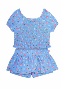 JoJo Maman Bébé 2-PIECE STRAWBERRY BEE SMOCKED SET - REGULAR FIT - Trapecinis sijonas - blue