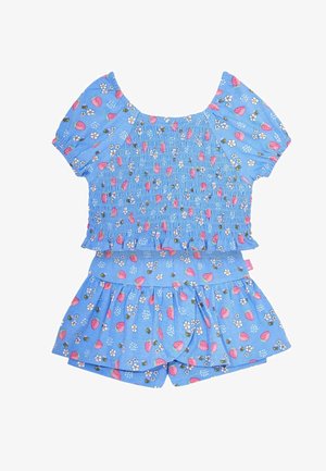 2-PIECE STRAWBERRY BEE SMOCKED SET - REGULAR FIT - Gonna a campana - blue