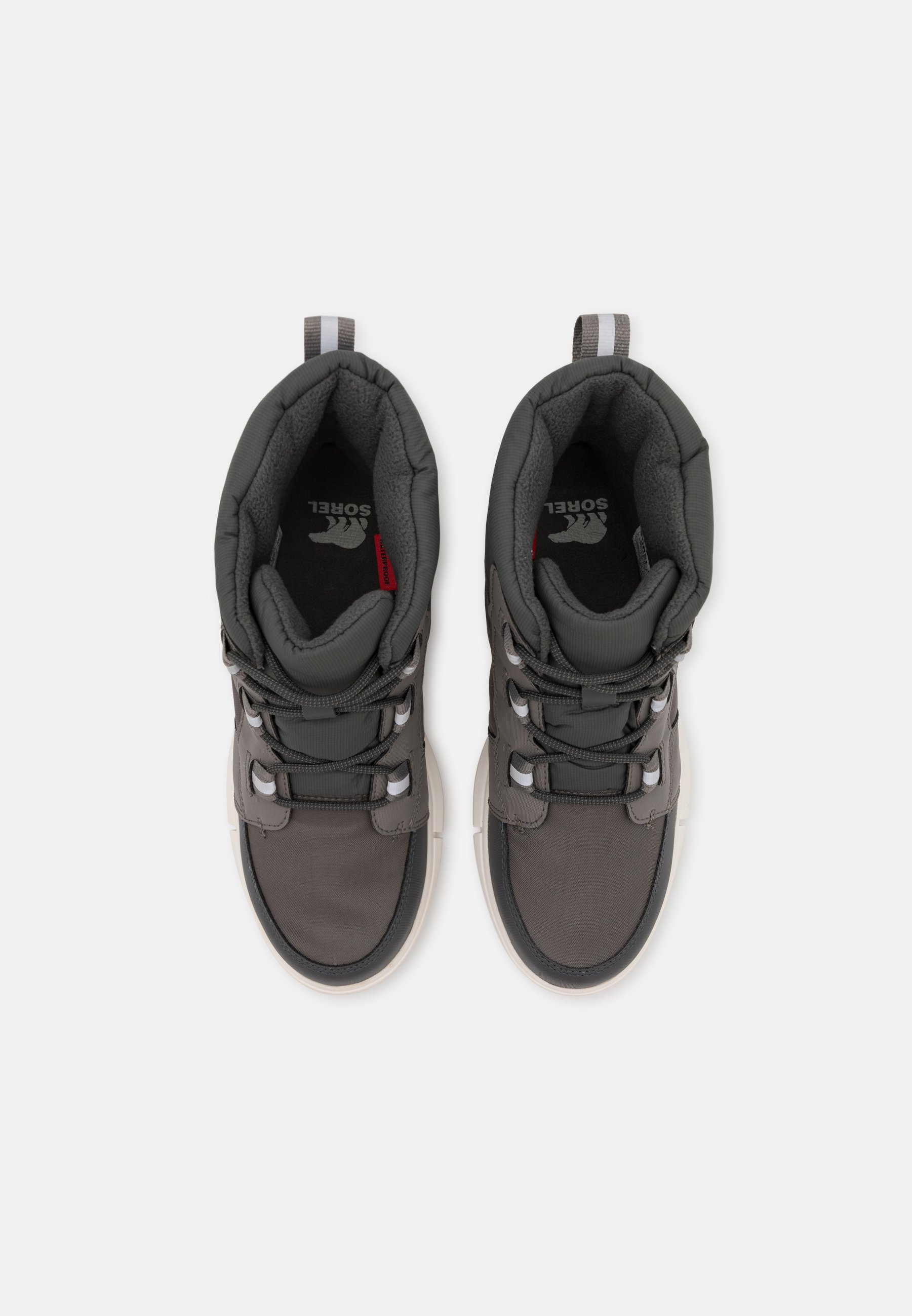 Sorel SOREL EXPLORER CARNIVAL - Botas para la nieve - quarry/sea salt/gris  - Zalando.es