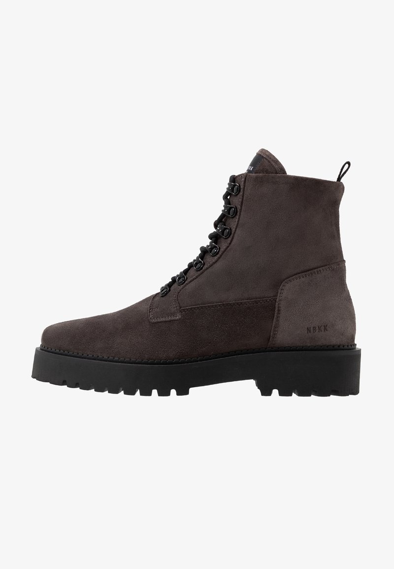 Nubikk Bottines à lacets - dark grey