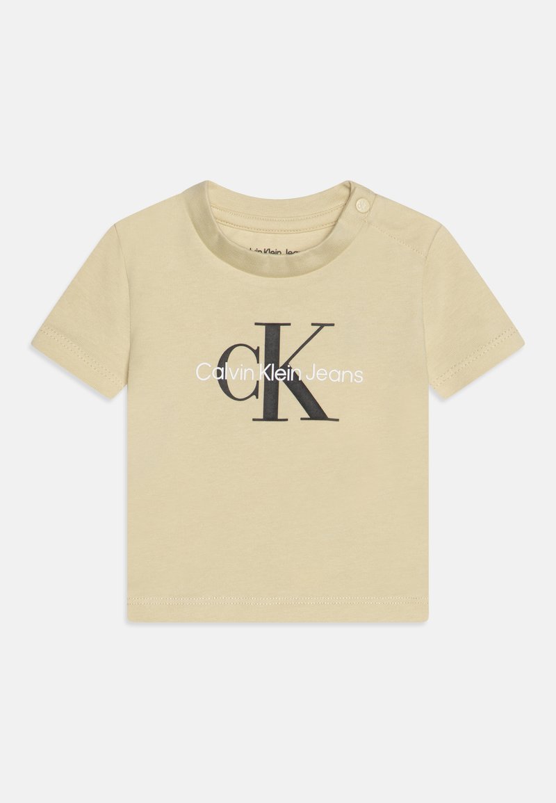 Calvin Klein Jeans - MONOGRAM UNISEX  - T-shirt con stampa - green haze, Ingrandire