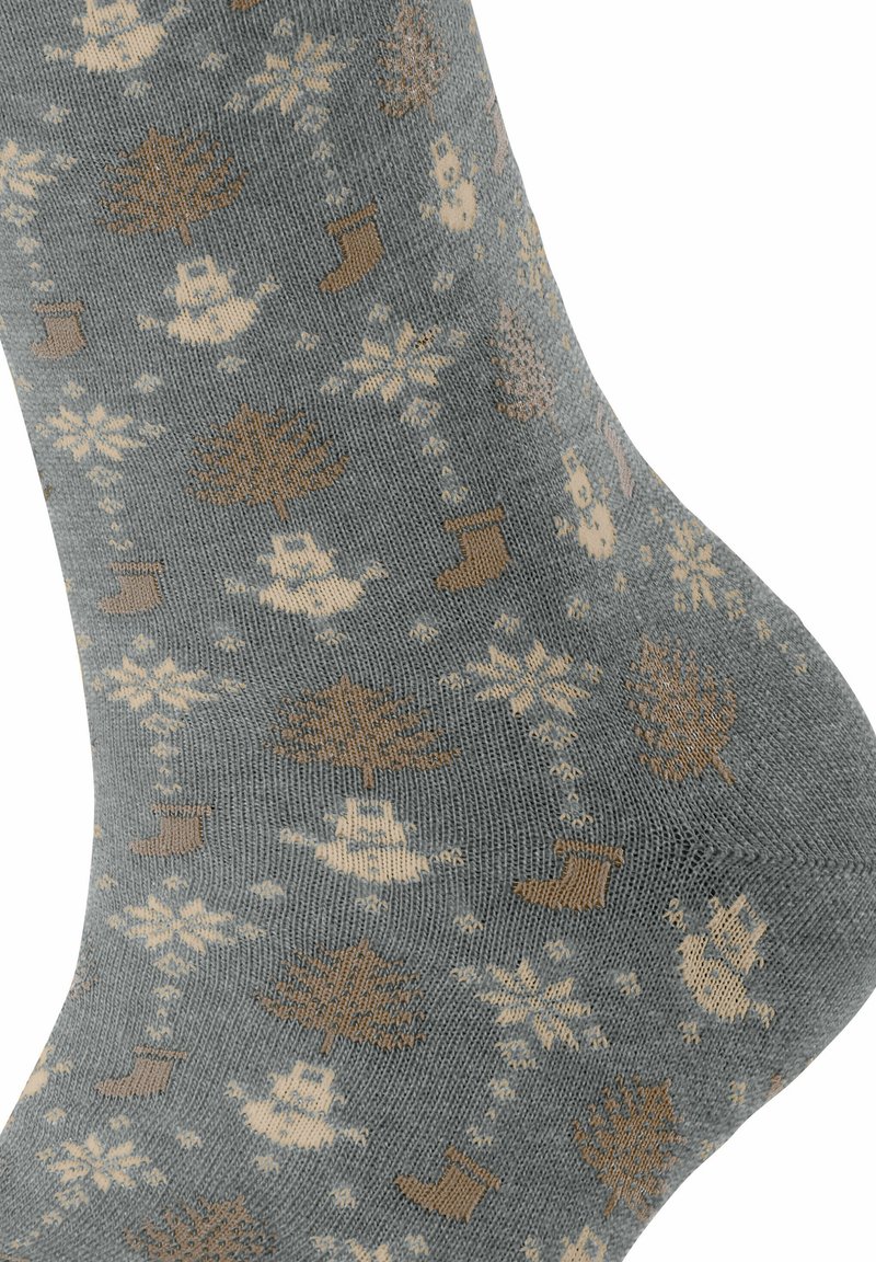 FALKE MICROBLOCK - Chaussettes Hautes - Royal Blue/bleu Roi