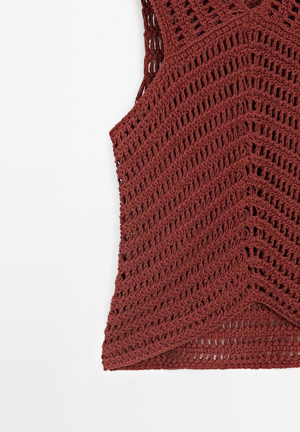 CUTWORK - Top - bordeaux2