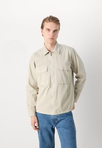 BOSS LOVEL ZIP - Skraistė  - light beige