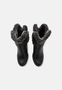 Anna Field Wide Fit Botines con plataforma - black