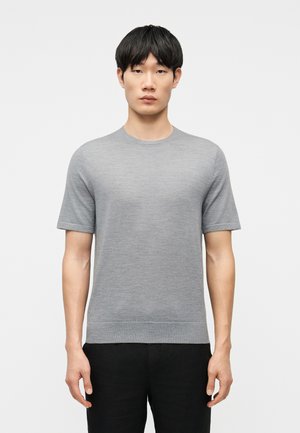 CONNOR - Základné tričko - grey melange