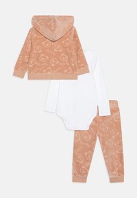 Guess NEWBORN UNISEX SET - Maglietta a manica lunga - brick rose