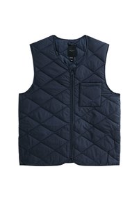 REGULAR FIT QUILTED PATCH POCKET - Veste sans manches - navy