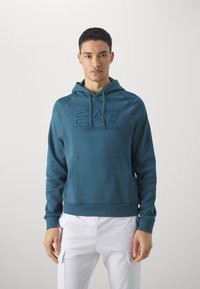 EA7 Emporio Armani UNISEX - Kapuzenpullover - verde scuro