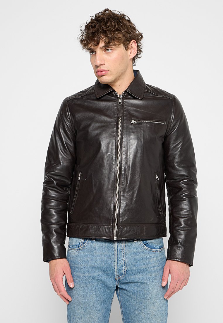 Schott Leren jas bruin