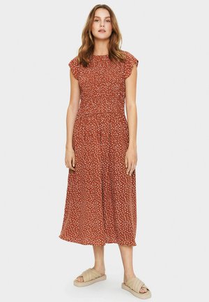 GISLA - Vestito estivo - brown patina dot
