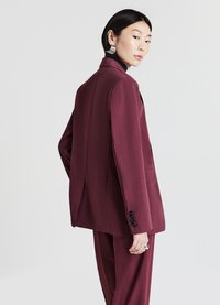 Calliope MONOPETTO UNITA - Blazer - bordeaux melange