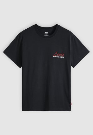 Levi's®, RELAXED FIT TEE - Μπλουζάκι με στάμπα - big apple records 1.1 jet black body