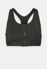 ULTIMATE ZIP FRONT BRA A-C - Sutiã desportivo de suporte médio - black