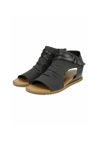 Blowfish Malibu Páskové sandály  - washed black denim