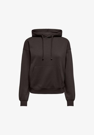 ONLY, ONLBEST L/S HOOD SWT NOOS - Kapuutsiga pusa - chocolate torte